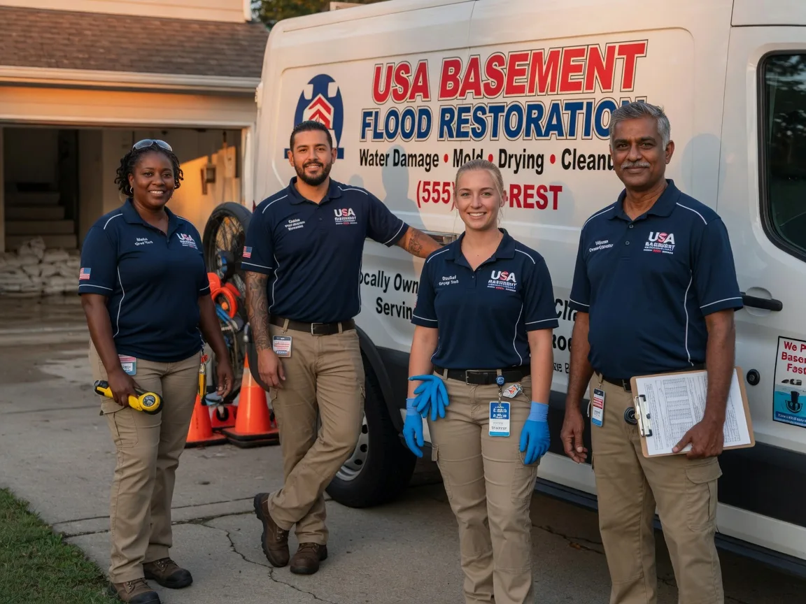 Basement Flood Cleanup company in Gibson, LA
